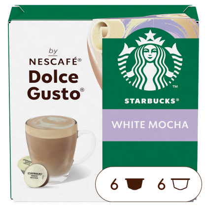 Caja de 12  cápsulas STARBUCKS® WHITE MOCHA de NESCAFÉ Dolce Gusto