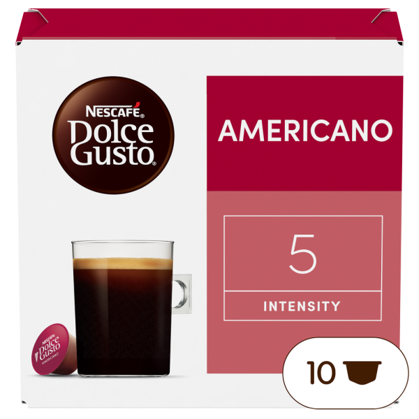 Caja de 16  cápsulas CAFÉ AMERICANO de NESCAFÉ Dolce Gusto