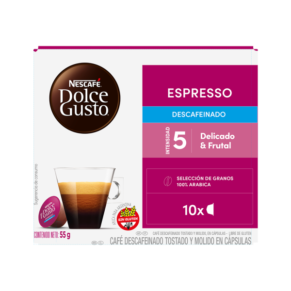 Espresso Descafeinado 10 Cápsulas