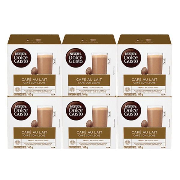 PACK OFERTA CAFÉ CON LECHE x6 CAJAS