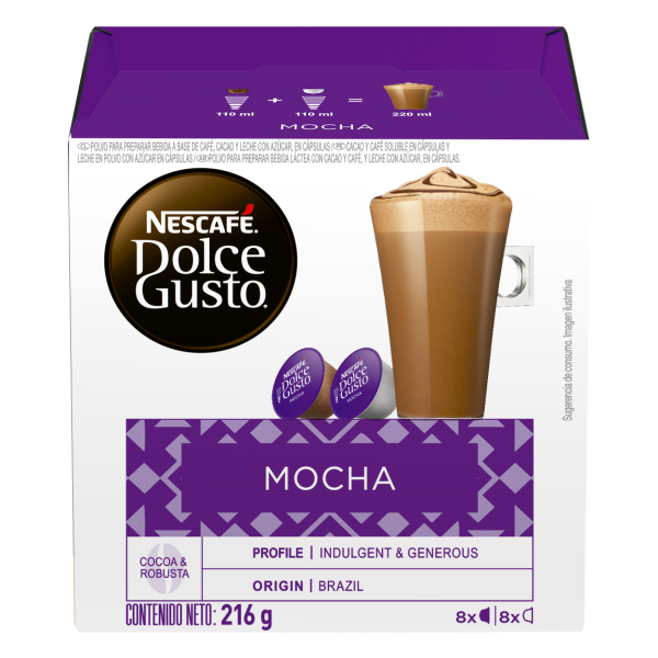 Cápsulas Chocolate  NESCAFÉ® Dolce Gusto®