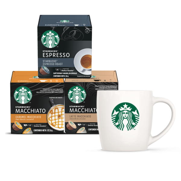 3 CAJAS STARBUCKS + 1 MUG DE REGALO
