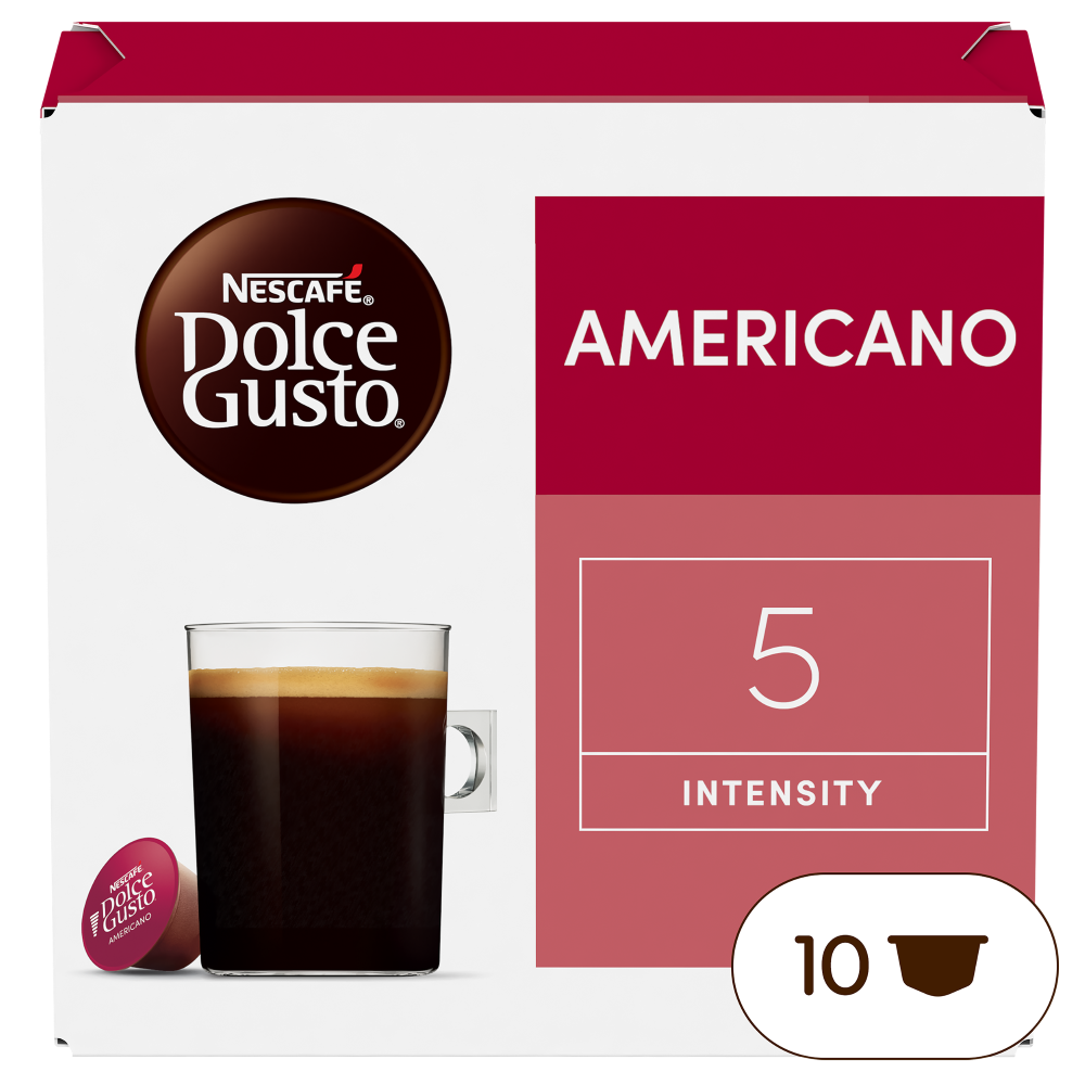 Caja de 16  cápsulas CAFÉ AMERICANO de NESCAFÉ Dolce Gusto