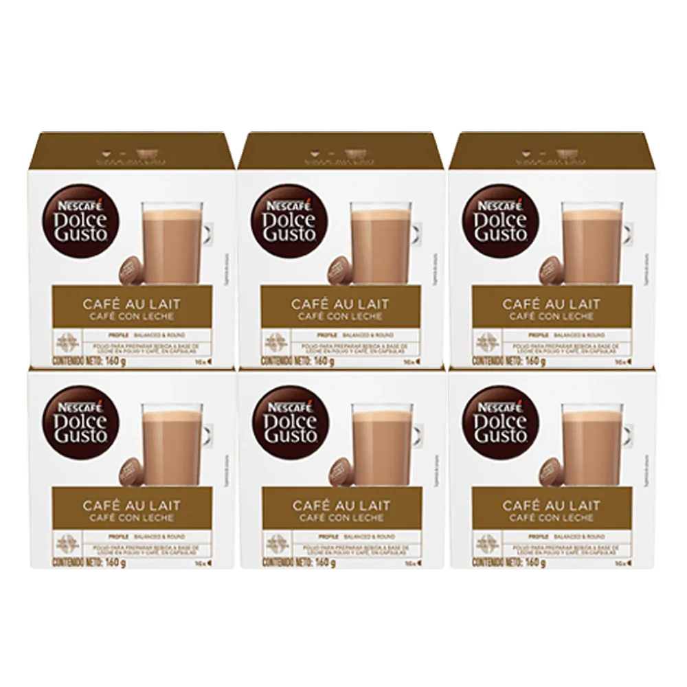 PACK OFERTA CAFÉ CON LECHE x6 CAJAS