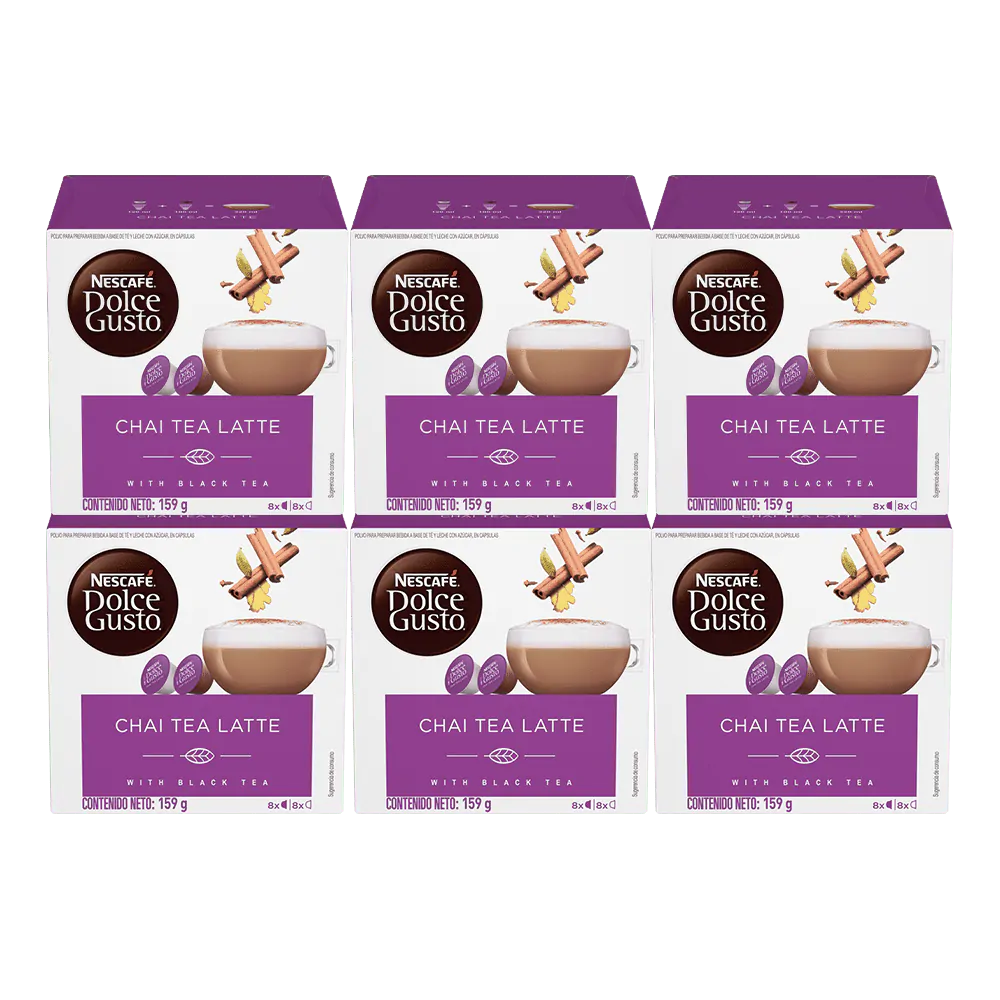 PACK OFERTA CHAI TEA LATTE X6 CAJAS