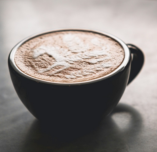 a cup of chococino