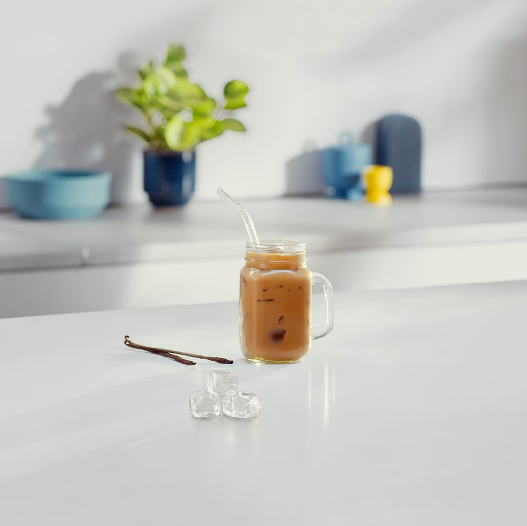 Iced Vanilla Café Au Lait