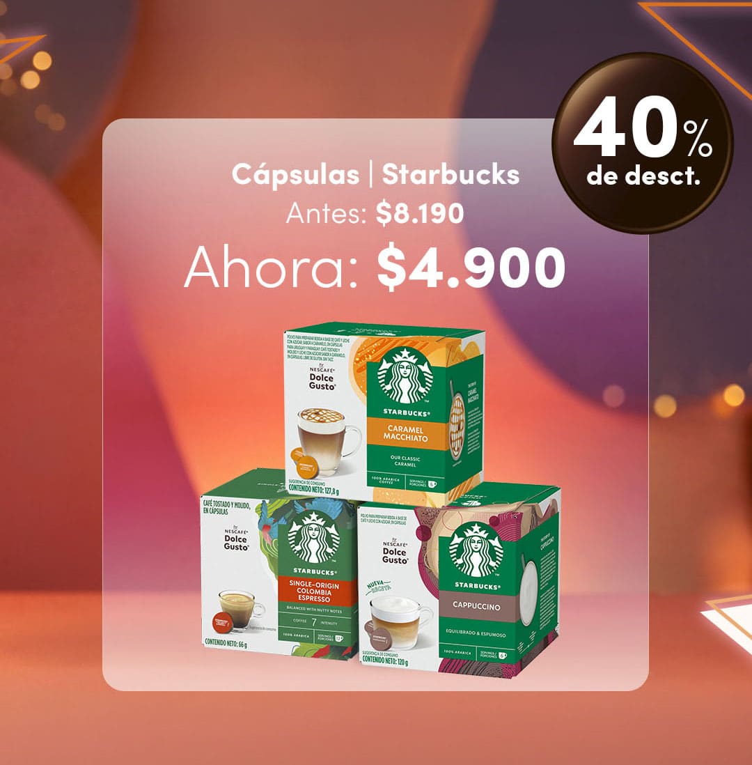 Cápsulas Starbucks