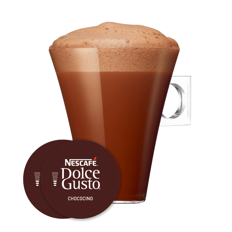 Cápsula con taza de Chocolate Chococino de NESCAFÉ Dolce Gusto