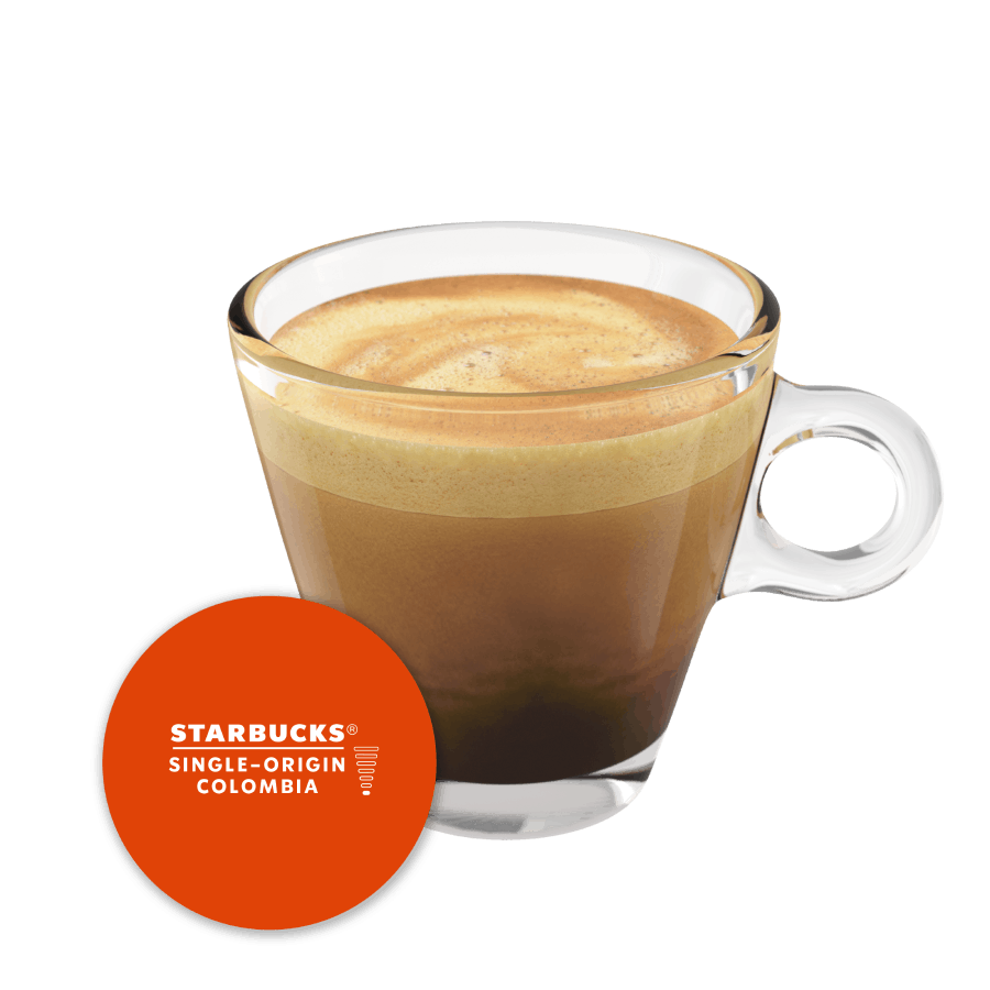 Cápsula con taza de Café Starbucks Espresso Colombia de NESCAFÉ Dolce Gusto