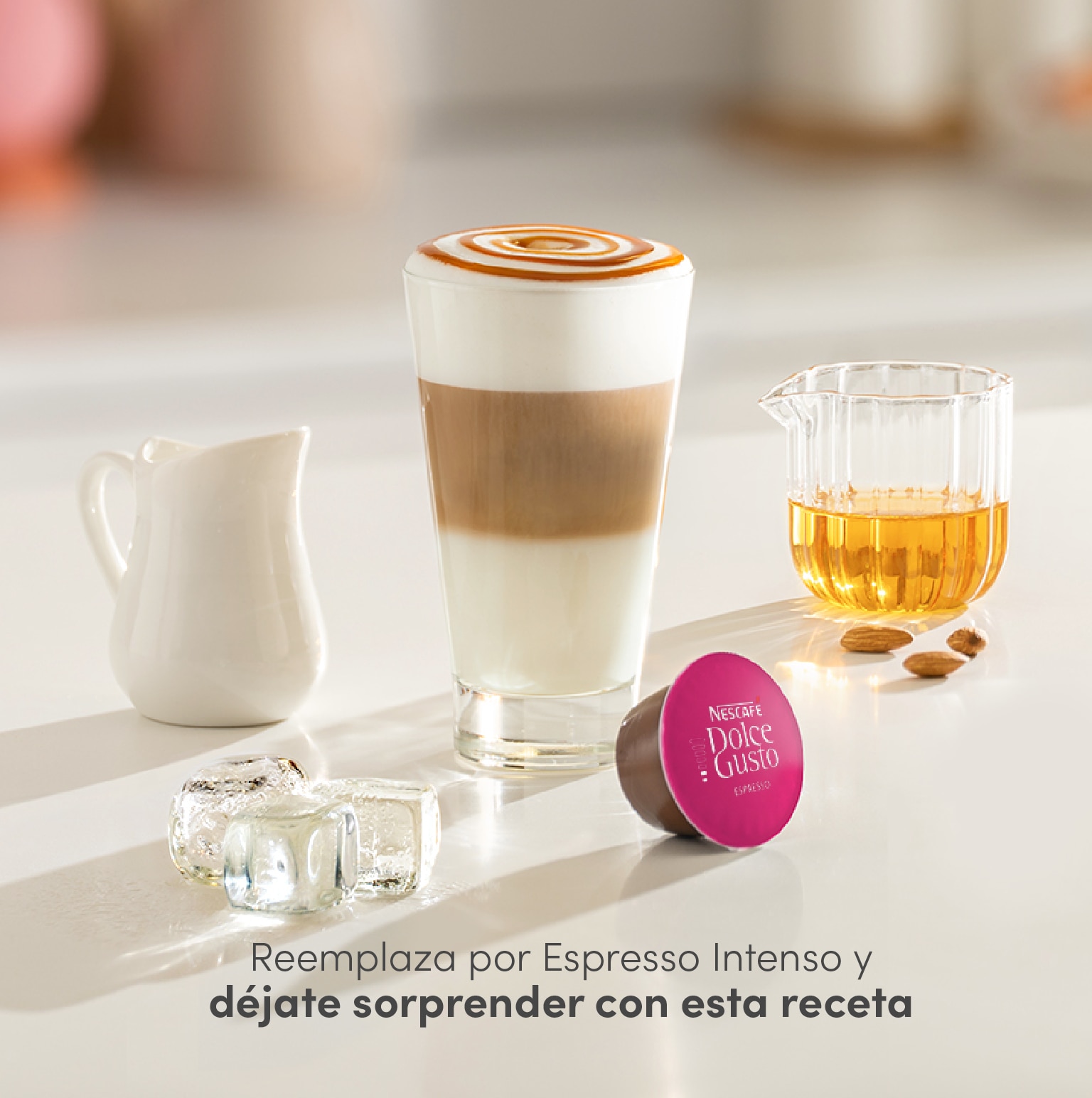 Receta Café helado con amaretto y leche de avena Receta Café helado con amaretto y leche de avena